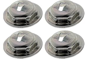 Raybestos R-Line Replacement Front Drum Brake Shoe Hold Down Spring Cups, Set of 4, for Select Buick, Ford, Nissan, Pontiac M