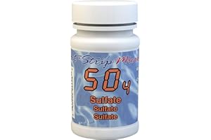 Industrial Test Systems eXact 486608 Micro Sulfate Strips, 0-150 ppm Detection Range (Bottle of 50)