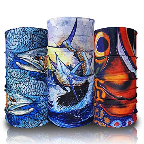 9pcs fishing face mask multi functional headwear wrap wear as tub…