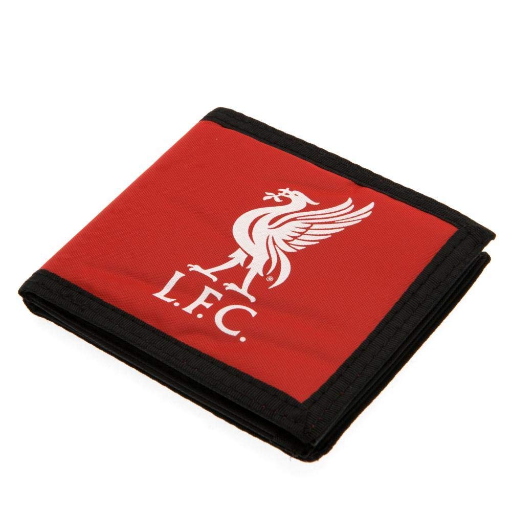 Liverpool FC Football Crest Nylon Money Wallet, Red