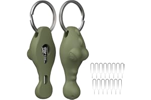 SIKAI CASE 2 Packs SIM Card Removal Tool Case,30 Pcs Universal Card Tray Ejector Pins Needle Suitable for Storage SIM/SD Card,Pins etc with Key Chain Rings Compatible with All Phone Models(Dark Green&2 Packs)