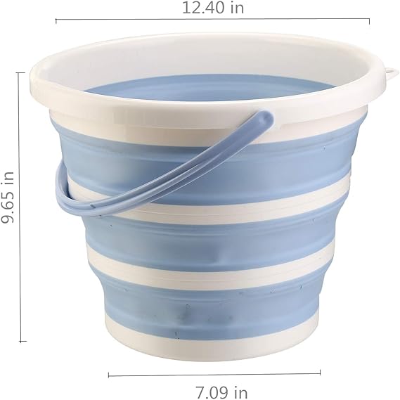 BROADSEAL Collapsible Mop Bucket with Handle,Portable