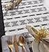 DII Southwest Colby Collection Tabletop, Table Runner, 15x72, Black/Gray