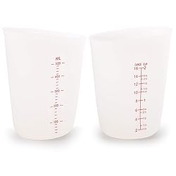 Hedume Set of 4 Silicone Flexible Measuring Cups