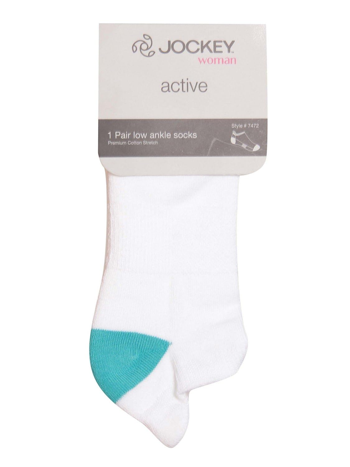 jockey women's cotton low show socks