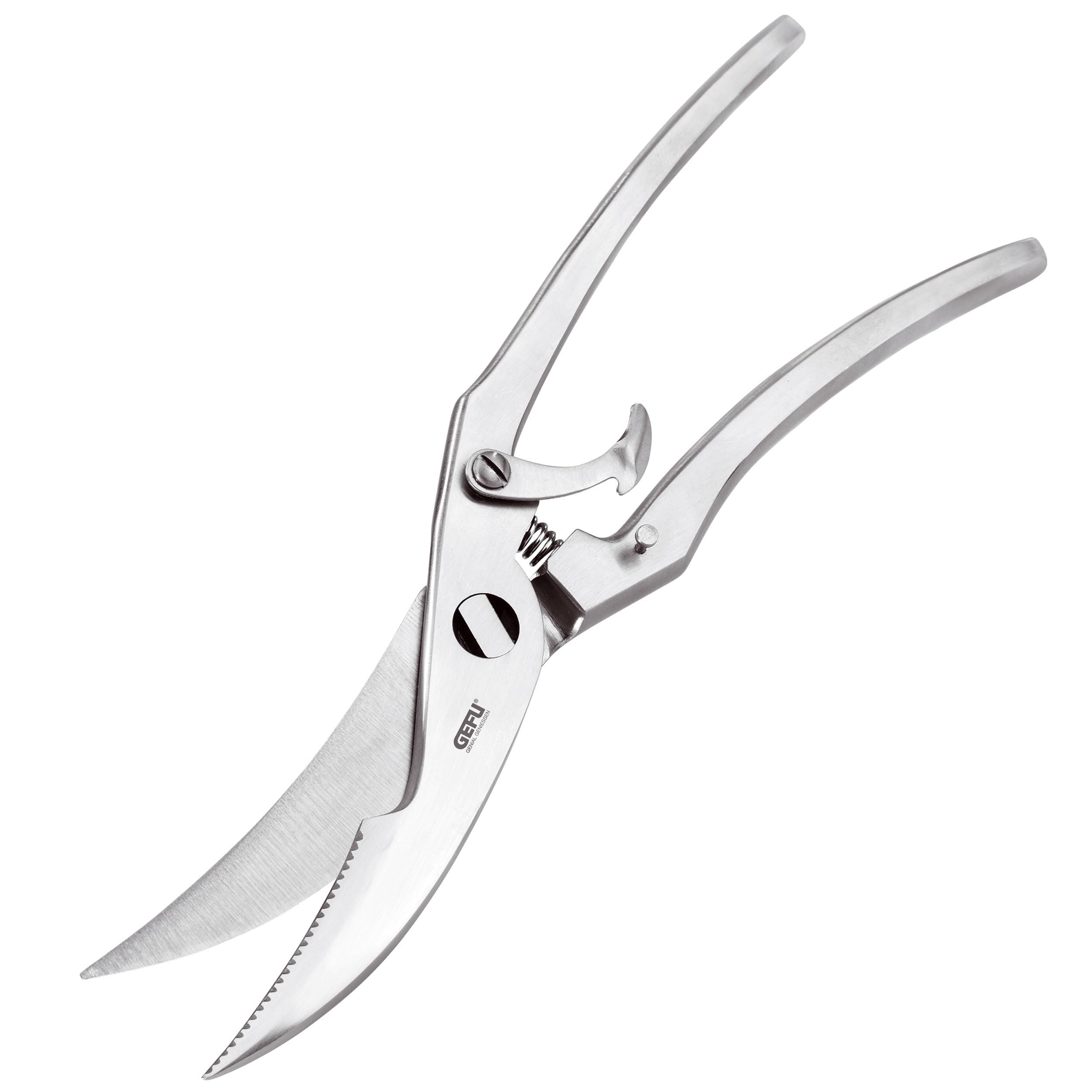 Gefu Polla 12610 Poultry Shears, Stainless Steel, Silver, 1-Pack