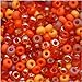 Czech Seed Beads 6/0 ''L.A. Sunset'' Orange Mix (1 Ounce)