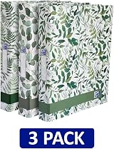 Oxford A4 Ring Binders Leaves Pattern 3 Pack 40 mm Spine 250 Sheets view 8