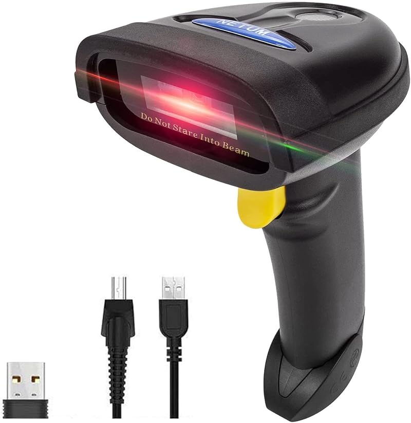 NETUM NT-1228BL Bluetooth QR Barcode Scanner 2D Imager USB Wireless