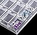 OneDor Clear/Transparent Plastic Storage Organizer for Beads, Rings, Jewelry Accessories, Art, and Small DIY Crafts. Contains 20 Individual Rectangle Plastic Containers