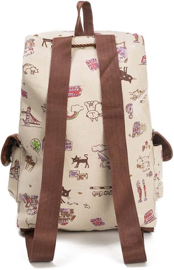 leopard print bookbag