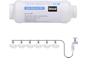 CozyCabin Mist Calcium Inhibitor Filter Outdoor Misting System Filter, Prevent Nozzles Clogging for Garden Patio Mister