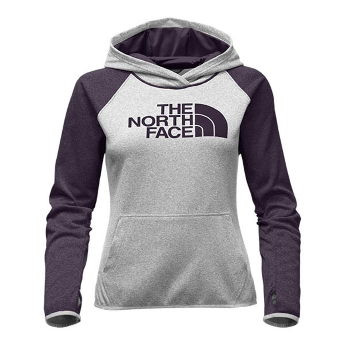 dark grey north face hoodie