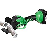 NEXON Electric PVC Pipe Cutter, Cuts up to1-1/2",18V Cordless Ratcheting Pipe Shear with LCD Display & Rechargeable Battery, Plastic Pipe Cutter, PEX Pipe Cutter, PVC Cutter Tool, PVC Ratchet Cutter