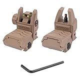 GLKTRS Flip Up Sights Fiber Optic Red Green Dot