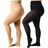 MANZI Plus Size Tights for Women 70D Queen Size Tights(Pack of 2)