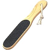 Foot rasp Foot File and Callus Remover. Best Foot Care Pedicure Surface Tool to Remove Hard Skin. Can be Used on Both Wet and Dry feet,Wood Foot File
