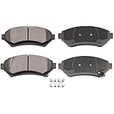 ECCPP D699-7574 Ceramic Disc Brake Pad Set For Buick For LeSabre 2000-2005 | Front Brake Pad For Buick For Century 1997-05,For Park Avenue 1997-2005,For Regal 1997-04,For Pontiac For Trans Sport 1997-98