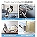 NOVOLAND Universal Car Mobile Phone and Tablet Mount Holder Stand, Long Arm Sticky Suction Cup 360 Design for Dashboard Windshield Table, Fits iPhone X 8 7 6 Plus 5 Galaxy S8 Plus S7 S6 Edge (Black)
