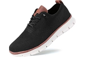 Jeeeun Mens Wearbreeze Shoes, Urban - Ultra Comfortable Shoes, Mesh Dress Sneakers Business Casual Walking Shoes