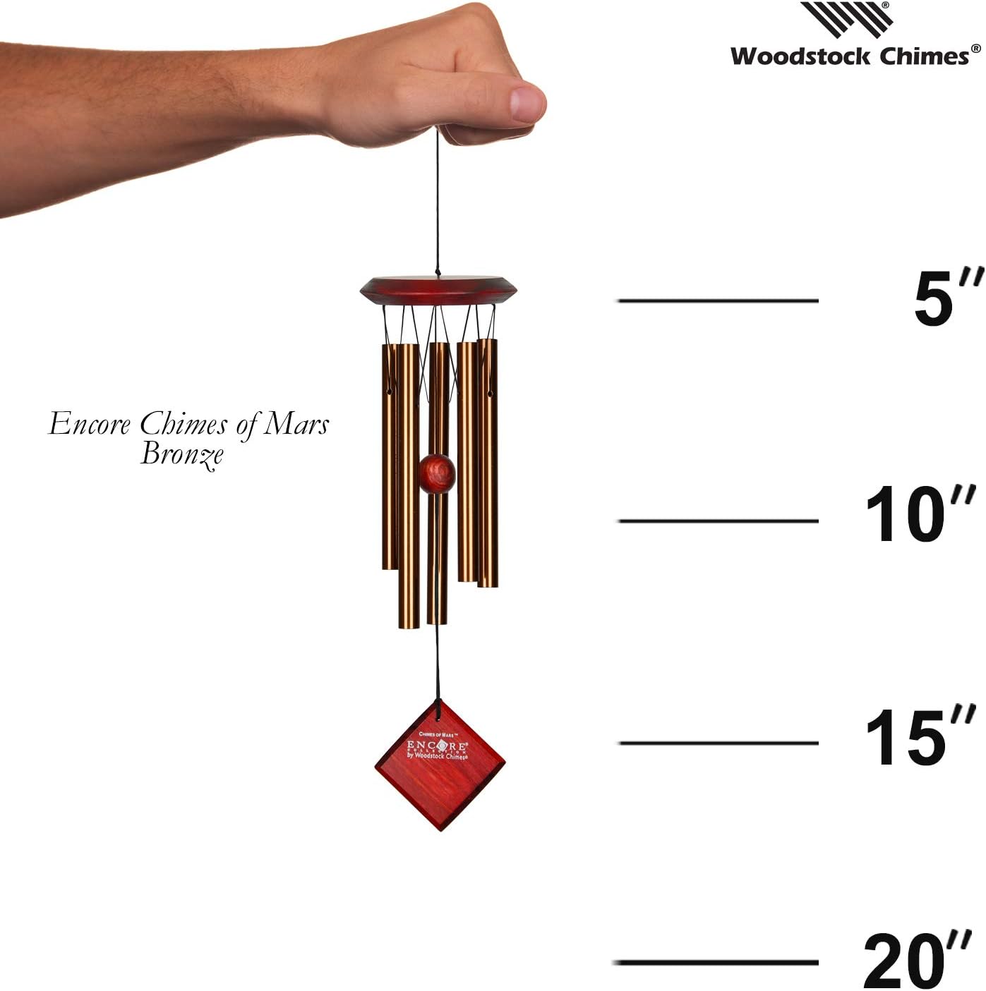 Woodstock DCB17 Encore Collection Bronze Chimes of Mars Windchime - Image 5