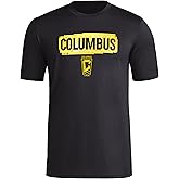 adidas Mens Columbus Crew MLS Short Sleeve T-Shirt