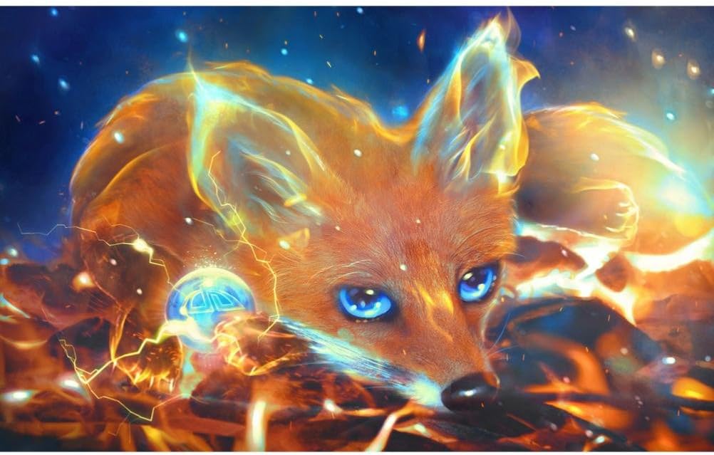 Amazon Com Forestime 5d Diamond Painting Cute Fox Wolf Pattern 5d Diamond Painting Full Drill By Number Kits Crystal Diy Rhinestone Diamond Embroidery Paintings Pictures Arts Craft For Home Wall Decor B Toys