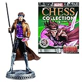 Marvel Gambit White Pawn Chess Piece with Collector Magazine