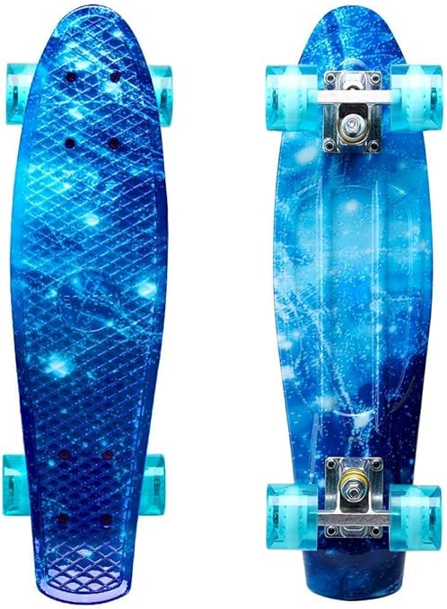 Enkeeo Complete Mini Cruiser Penny Skateboard 22 Inch With Sturdy