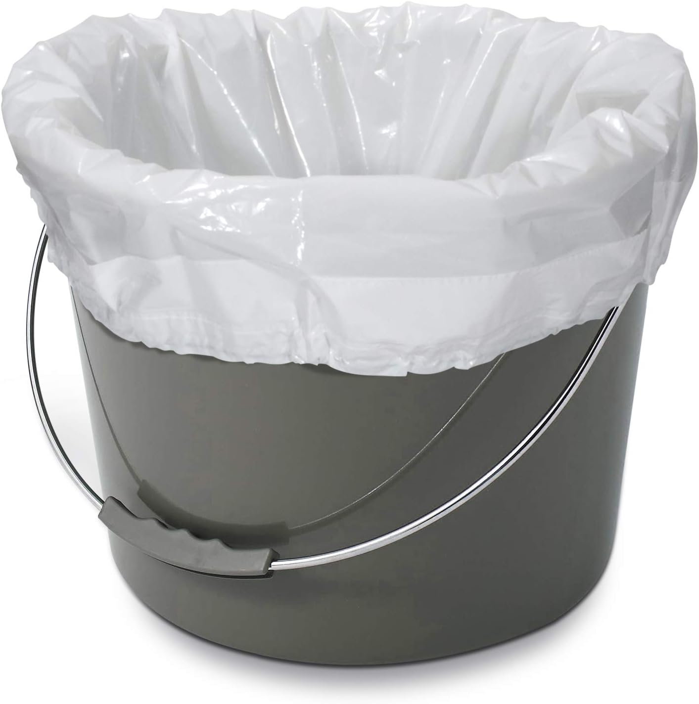 Commode Liners By Better Moments – Leak Proof & Sanitary Bedside Commode Liners – Disposable Commode Liners Fit Standard Commode Pails & Adult Commode Chairs – Value Pack Of 48 Portable Commode Liners: Health & Personal Care