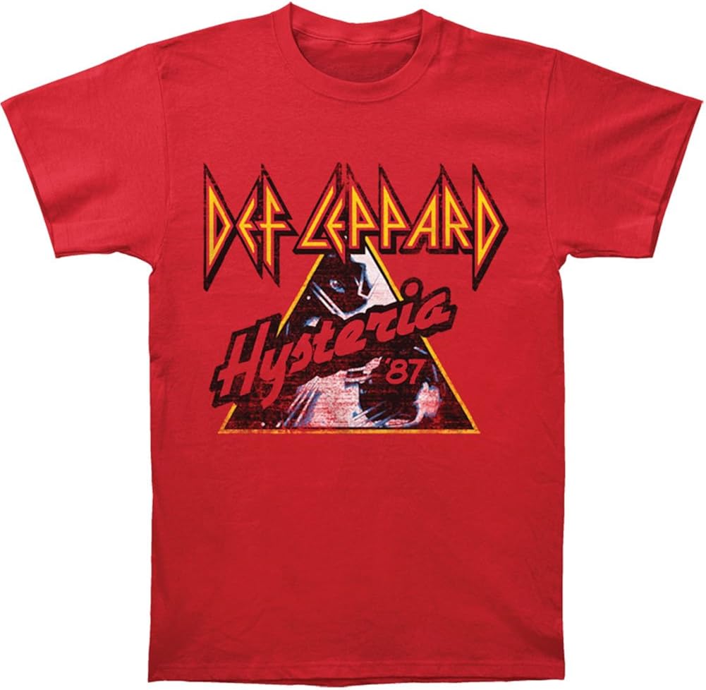 Def Leppard S Hysteria 87 T Shirt Red Kitilan
