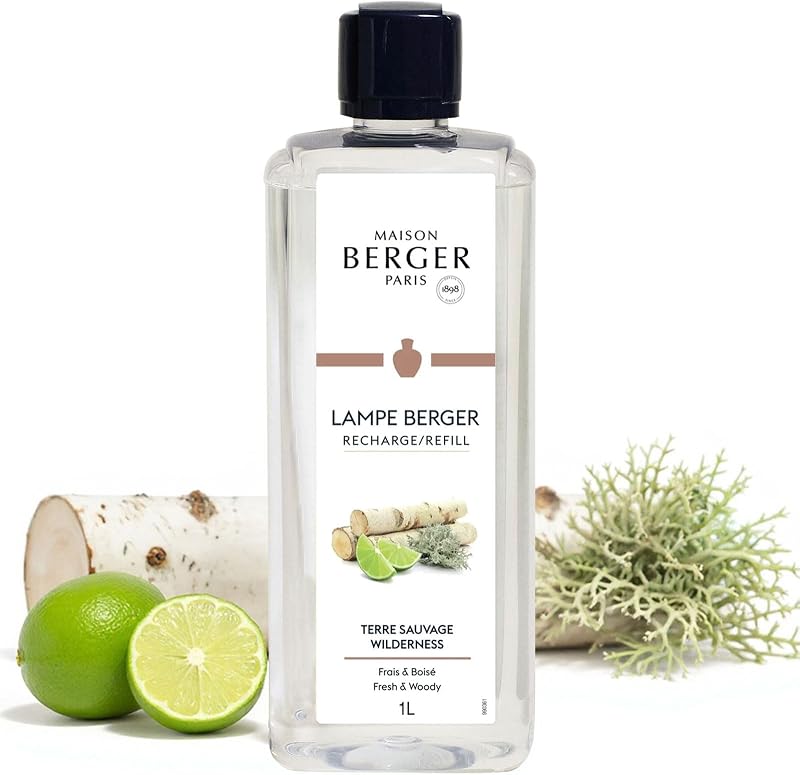 Maison Berger Wilderness Lamp Fragrance Refill 1L - Green Citrus & Patchouli
