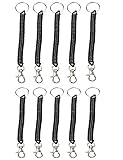 Spring Coil Keychain Key Cellphone Snap Hook Cord