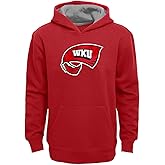 Outerstuff Western Kentucky Hilltoppers Youth Size Prime Team Logo Pullover Fleece Hoodie (Red, Youth Small-8)