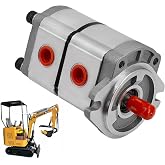 PGP51063G3LP Hydraulic Pump Double Acting Fit for AGT-H15R Mini Excavator | Two Section