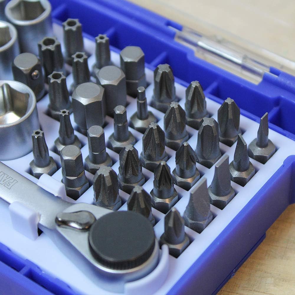 Faithfull FAISBSET42 Screwdriver Bit and Socket Set - 42 Piece, Multi, Variety Pack - Image 4