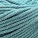 Blue Macrame Cord Colorful Natural Cotton Macrame Cord Wall Hanging Plant Hanger Craft Making Knitting Cord Rope 3mm (3mm Lake Blue)