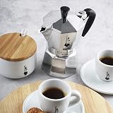 Bialetti Moka Express 18 Cup Aluminium Stovetop Coffee Maker Silver view 2