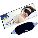 100% Cotton Sleep Eye Mask, Light Blocking Sleep Mask, Comfortable & Soft, Night Eye Blinder Mask for Travelling | 100% Black