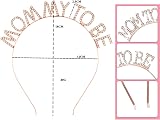JEOPKO Mummy to Be Sash Rhinestone Tiara Baby Shower Gifts Mum Party Decorations view 2