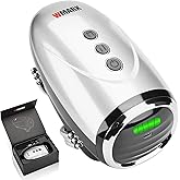 TGSBHIO Specialty Hairdressing Massager/Cordless Handheld Massager,USB Charge Neck/Legs/Hand/Face Massager, 2 Massage Nodes 2600AMH (Silver-1)