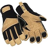 RefrigiWear Iron-Tuff Insulated Leather Work Gloves with Silicone Grip