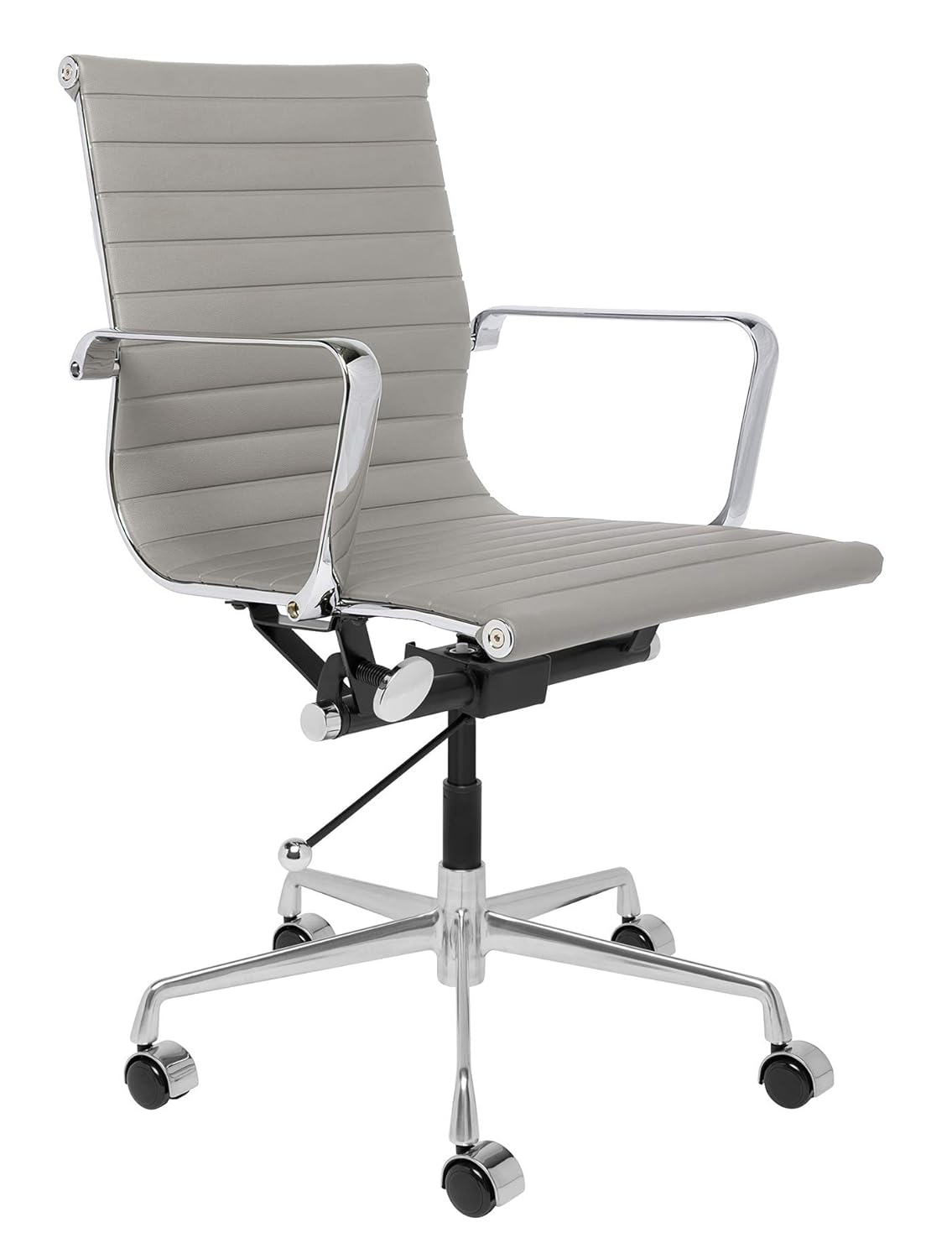 SOHO Ribbed Management Office Chair (Grey)