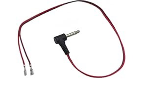 1/4-inch Internal Speaker Cable,amp Speaker Cable,19-Inch Length, Angled Plug.Fits Fender Amps: Prosonic, Hot Rod Deluxe, Twi