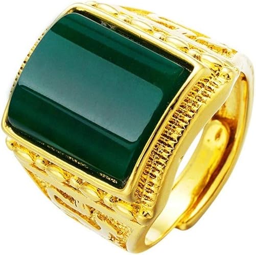 Amazon Rockyu 指輪 メンズ フリーサイズ リング ゴールド おしゃれ 印台指輪 リング 通販