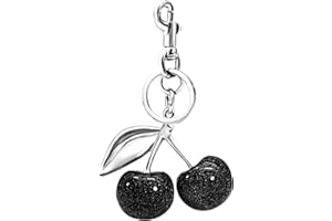 SKYFUN Cherry Keychain for Women Apple Strawberry Bag Charm Key Chain Accessories Gifts for Birthday Christmas