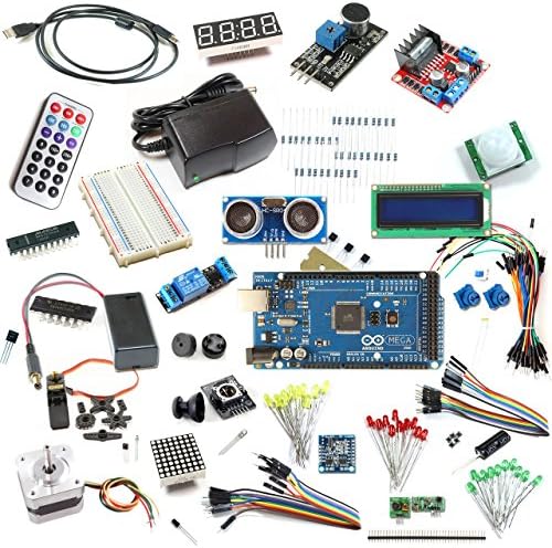 Arduino Mega 2560 with Starter Kit Deluxe by oddwires