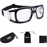 Andux Unisex Sports Glasses Anti Fog Goggles for Basketball Dribbling, Lacrosse, Eye Training LQYJ-01