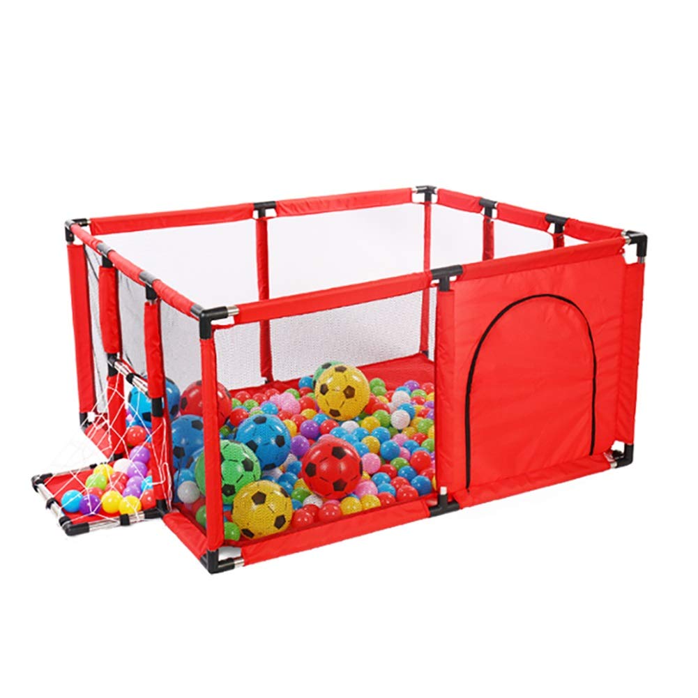 B07qc7d5yv Cm 幼児のベビーサークル 子供 男の子 女の子用屋内遊び場ゲームフェンス 耐久性のある衝突防止 赤 1 100 62 ベビーサークルプレイヤード 超歓迎された