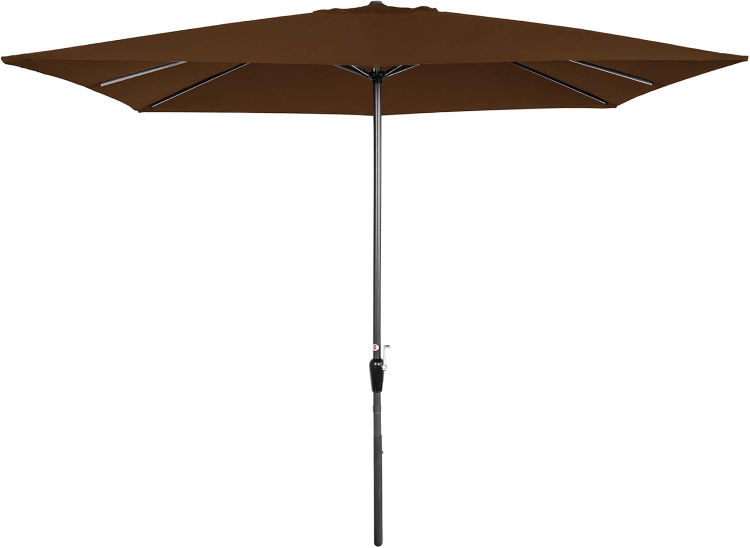 Best Choice Products 8x11ft Rectangular Patio Umbrella W Crank 210g Polyester Brown Amazon Ca Clothing Accessories